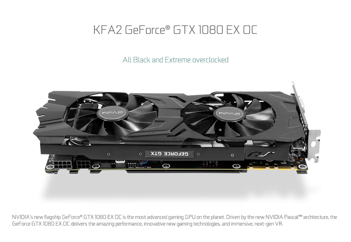 KFA2 GeForce® GTX 1080 EXOC - Graphics Card