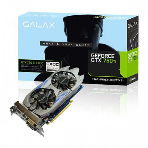 GALAX GEFORCE GTX 750 Ti EXOC 2GB - 700 