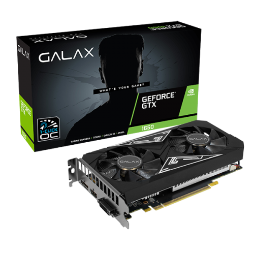 GALAX GeForce® GTX 1650 EX PLUS (1-Click OC) GDDR6 - GeForce® GTX 16 ...