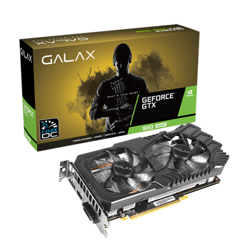 GALAX GeForce® GTX 1660 Edition (1-Click OC) - GeForce® 16 SUPER Series - Card