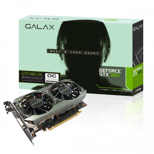 GALAX GEFORCE GTX 960 GAMER OC 2GB - 顯示卡