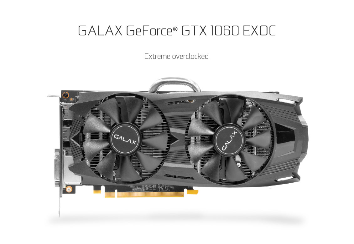 GALAX GeForce® GTX 1060 EXOC 6GB - グラフ 