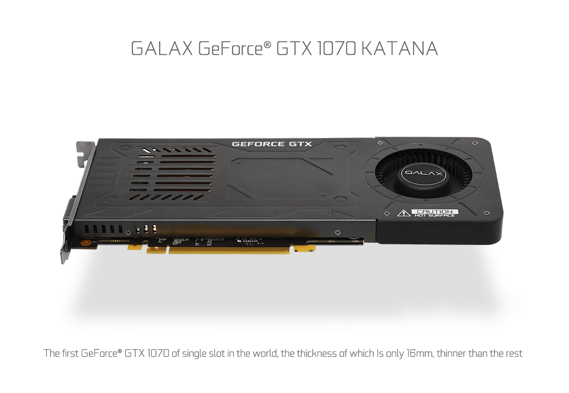 GALAX GeForce® GTX 1070 KATANA 