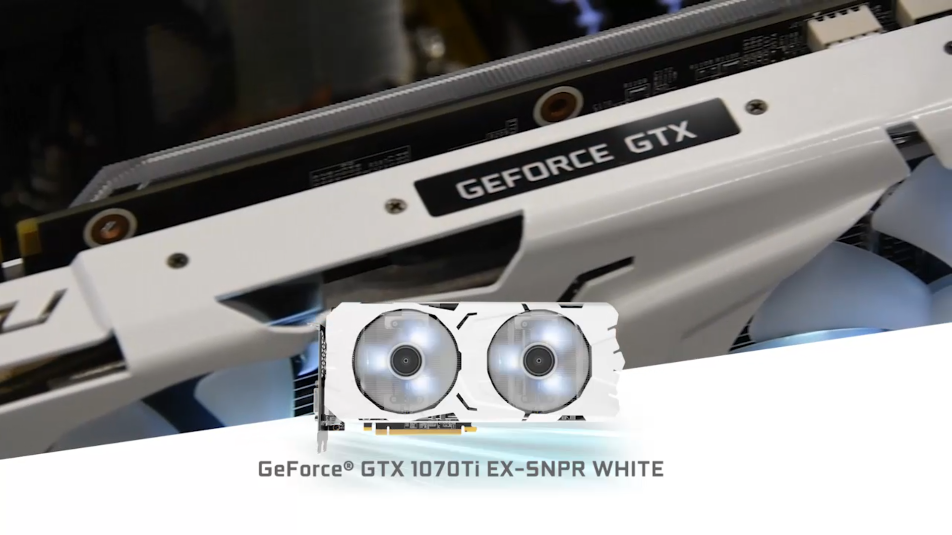 GALAX GeForce® GTX 1070 Ti EX-SNPR WHITE - EXOC-SNPR Series