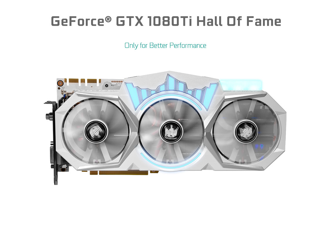 GALAX GeForce® GTX 1080 Ti HOF - Hall 