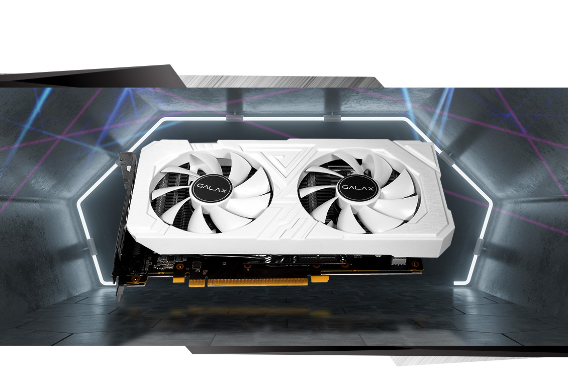 GALAX GeForce® RTX 2060 EX WHITE (1-Click OC) - GeForce® RTX 2060