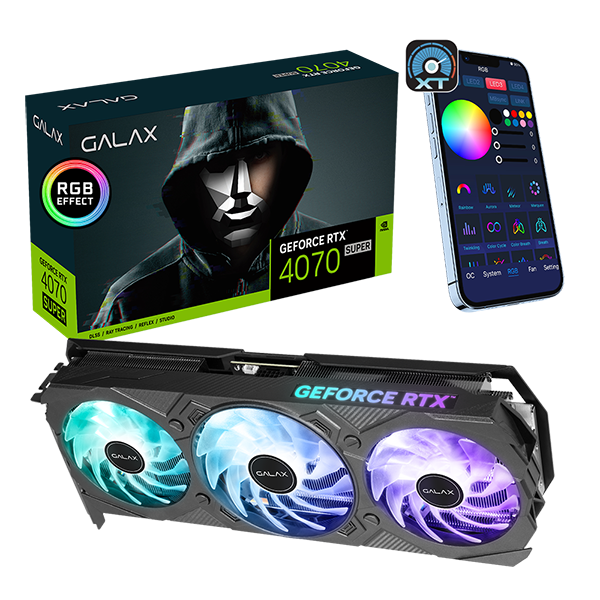 GeForce RTX™ 4070 SUPER EX Gamer 1-Click OC GALAX