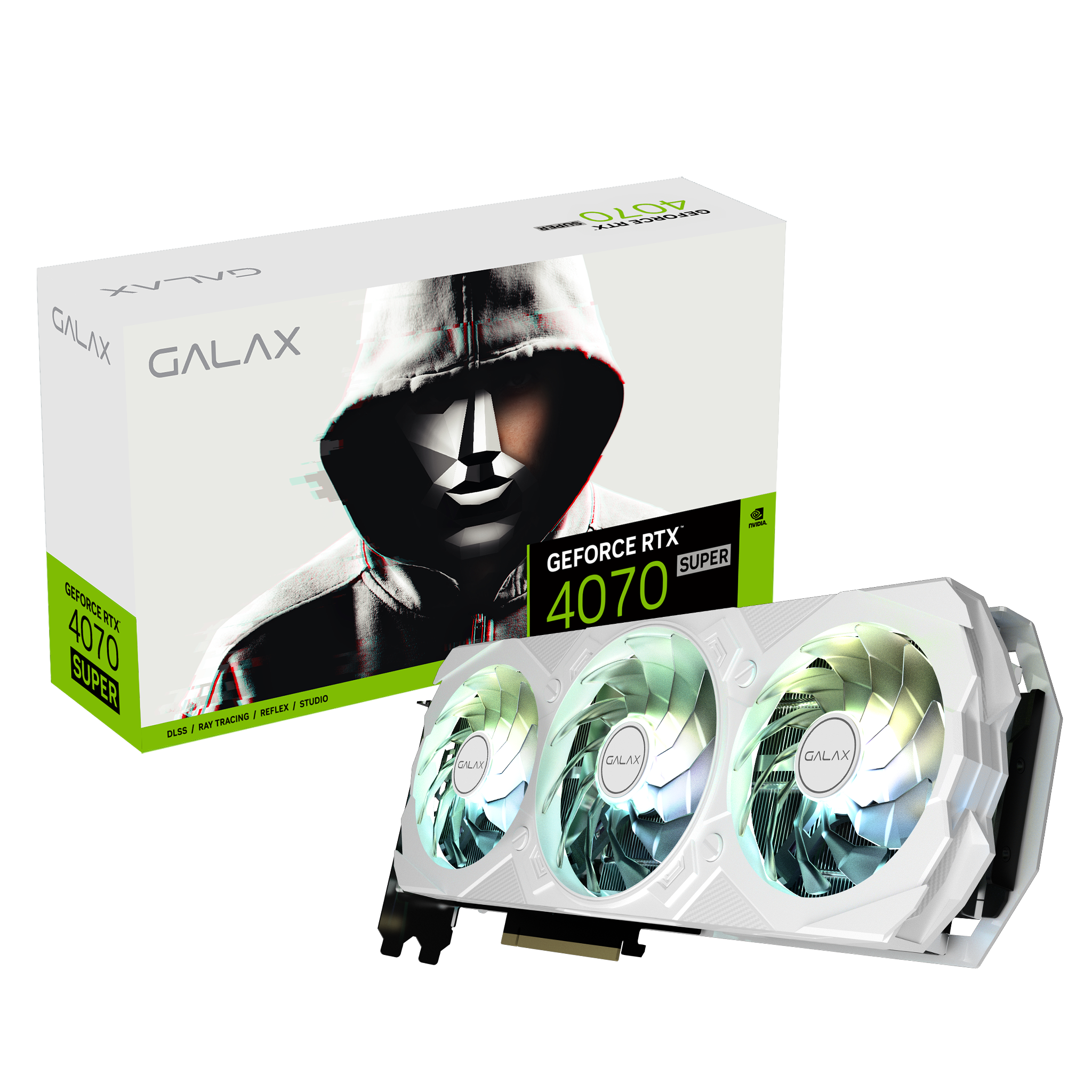 GeForce RTX™ 4070 SUPER EX Gamer White 1-Click OC GALAX