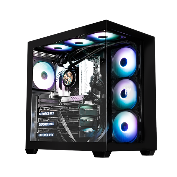 HOF ALLSYNQ PC CASE Black (4 Fans) GALAX