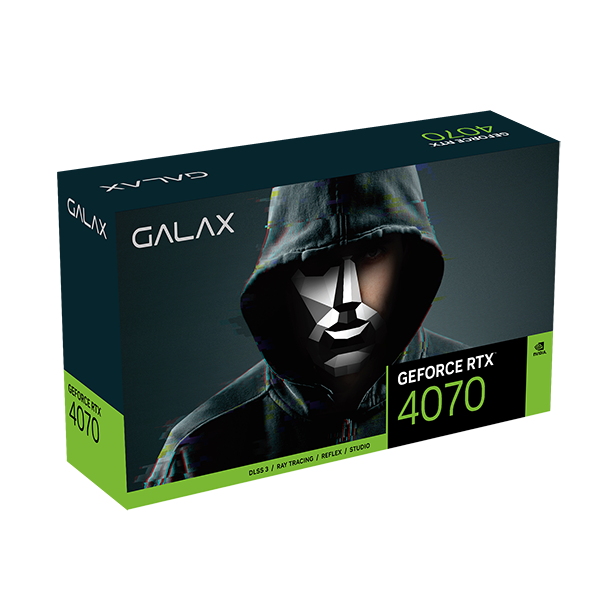 グラフィックボード・グラボ・ビデオカード GALAX GeForce RTX4070 1-CLICK OC 2X 12GB GeForce RTX™ 4070 1-Click OC 2X V2 GALAX