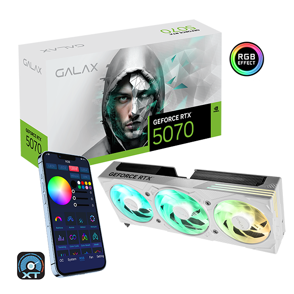 【新品未開封】GALAX RTX 5070 12GB GeForce RTX™ 5070 EX Gamer 1-Click OC White GALAX