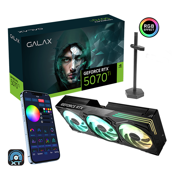 【未開封】GALAX GEFORCE RTX 5070 本体 GeForce RTX™ 5070 Ti EX Gamer 1-Click OC 3X GALAX