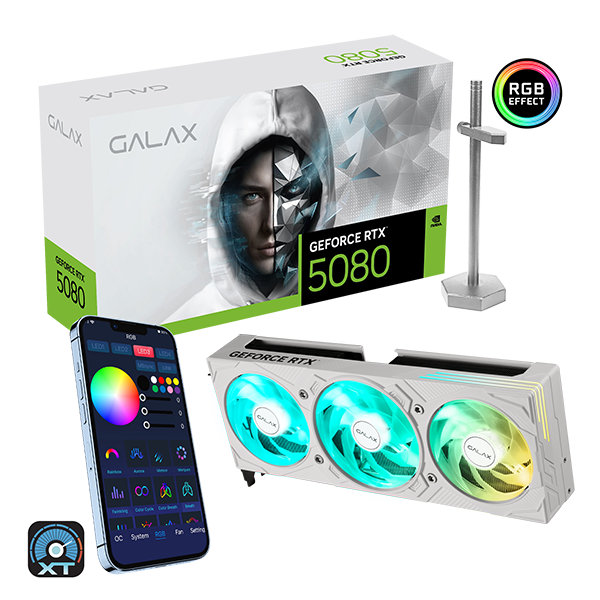 GeForce RTX™ 5080 EX Gamer 1-Click OC White GALAX