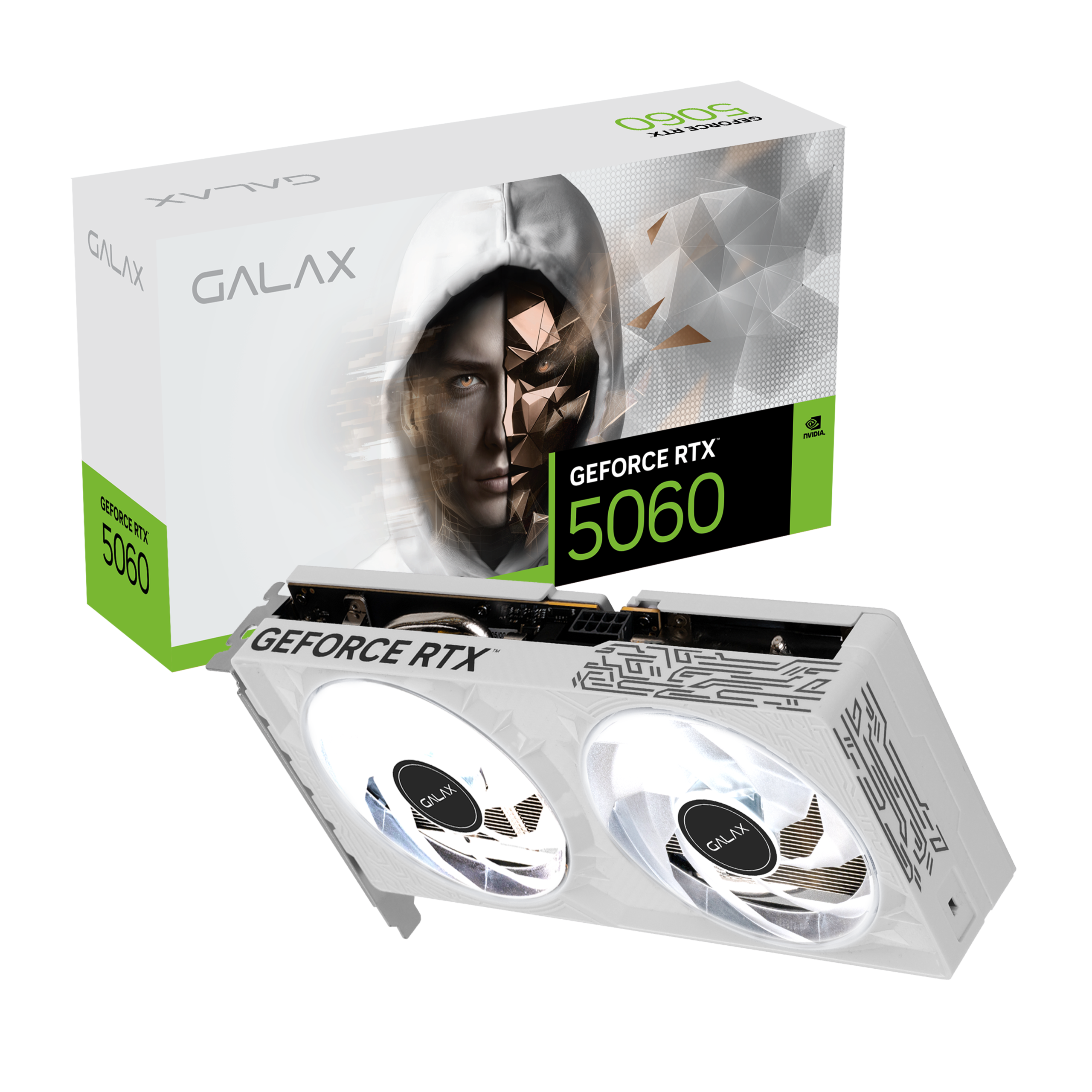 GeForce RTX™ 5060 1-Click OC White V2 GALAX