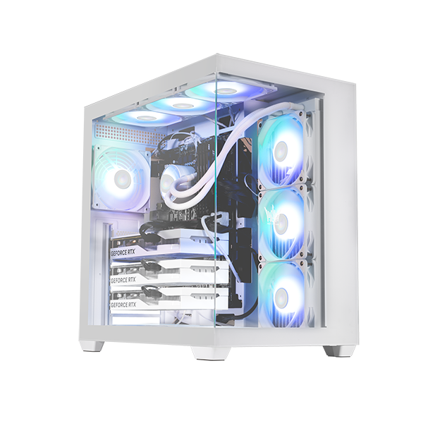 HOF ALLSYNQ PC CASE White (7 Fans) GALAX