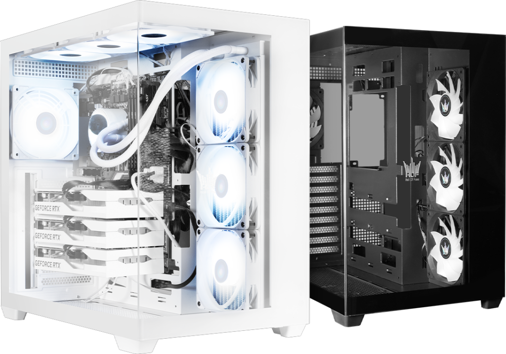 HOF ALLSYNQ PC CASE White (7 Fans) GALAX