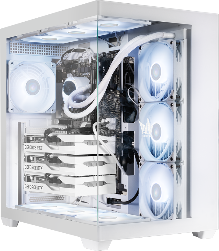 HOF ALLSYNQ PC CASE White (7 Fans) GALAX