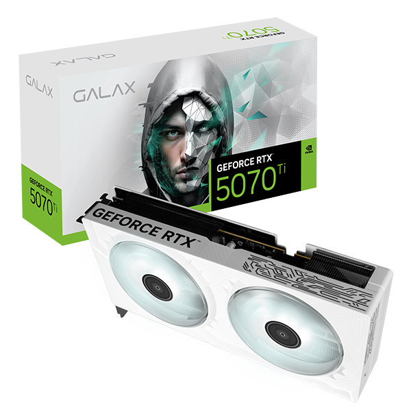 GALAKURO RTX 5070 Ti White 16GB【動作確認済】 GK-RTX5070Ti-E16GB/WHITE/TP | GK-RTX5070Ti-E16GB/WHITE/TP | 玄人